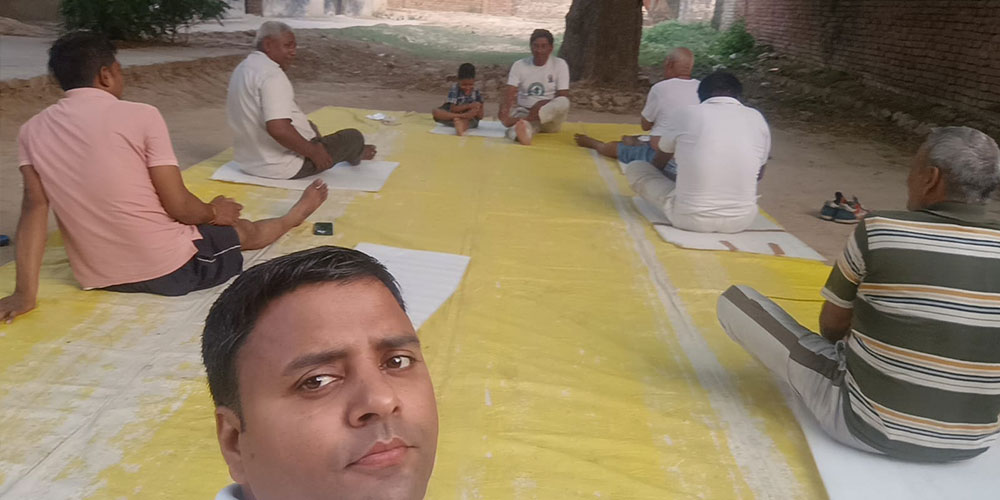 KASHI KRISHAK INTER COLLEGE DAILY YOG PRATICE DATE: 16-05-2025