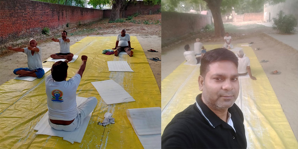 KASHI KRISHAK INTER COLLEGE DAILY YOG PRATICE DATE: 17-05-2025