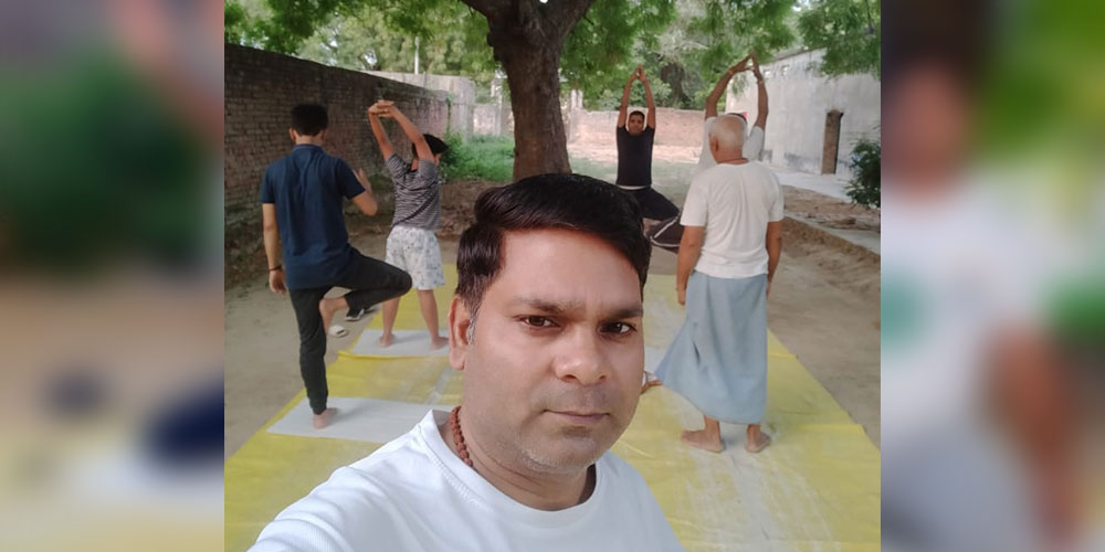 Kashi Krishak Inter College Daily Yog Pratice Date: 30-05-2025