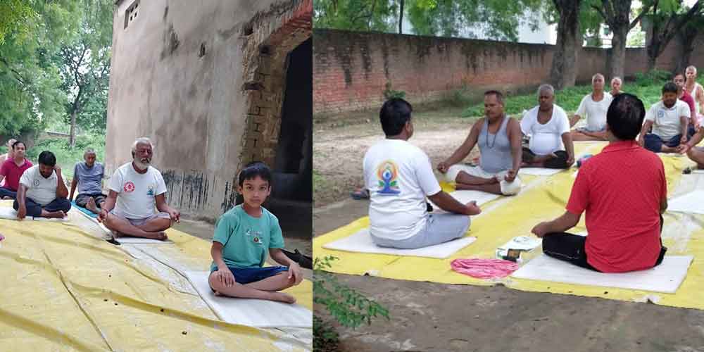 Kashi Krishak Inter College Daily Yog Pratice Date: 06-06-2025